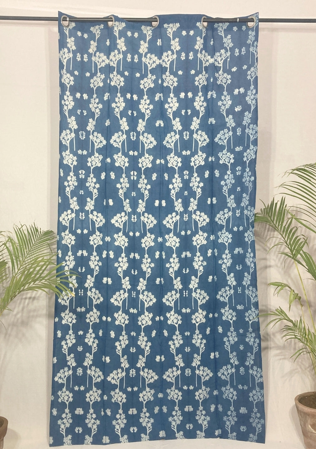 Handcrafted shibori curtains