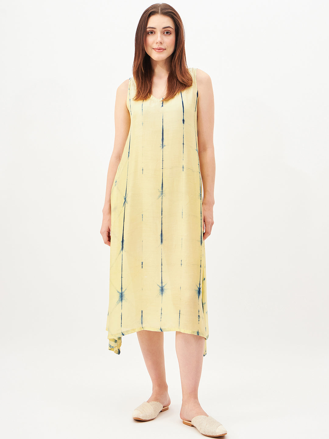 Sleeveless A-line dress