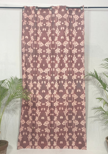 Handcrafted shibori curtains