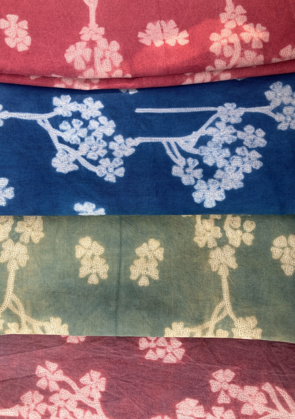 Handcrafted shibori curtains