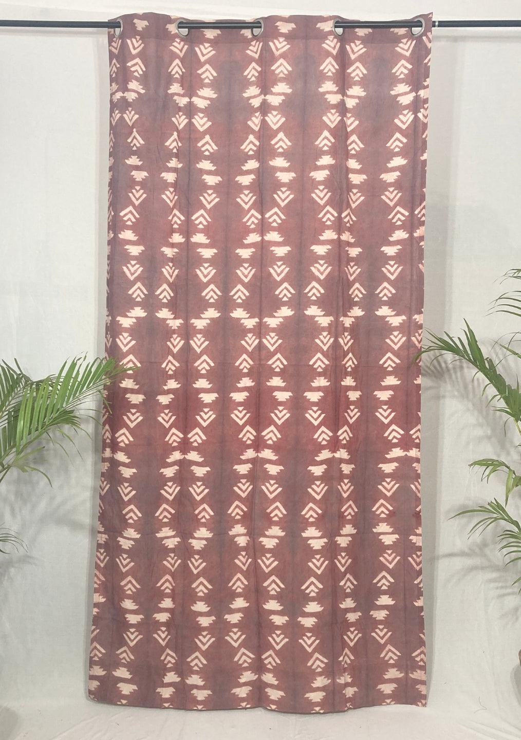 Handcrafted shibori curtains