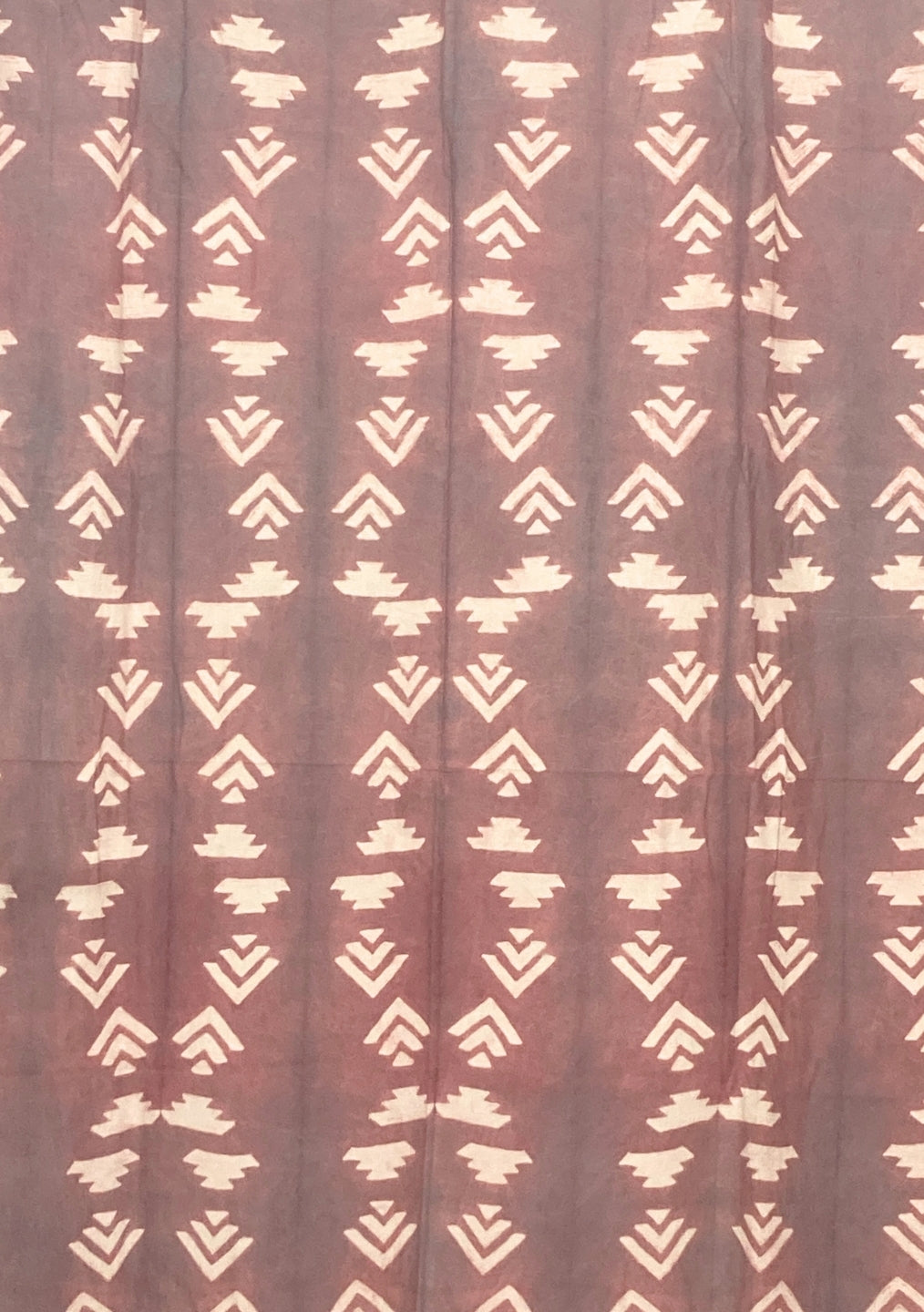 Handcrafted shibori curtains