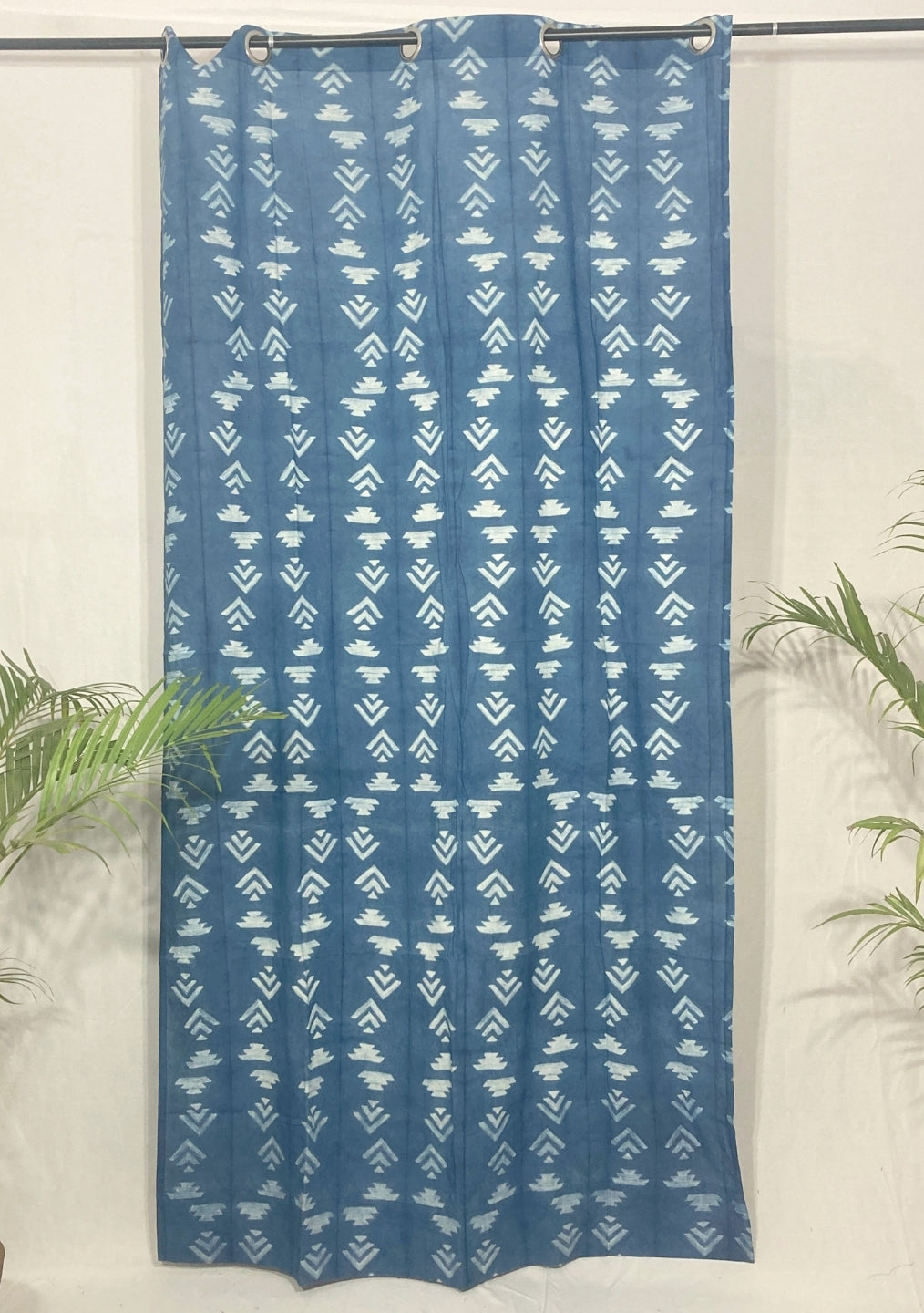 Handcrafted shibori curtains