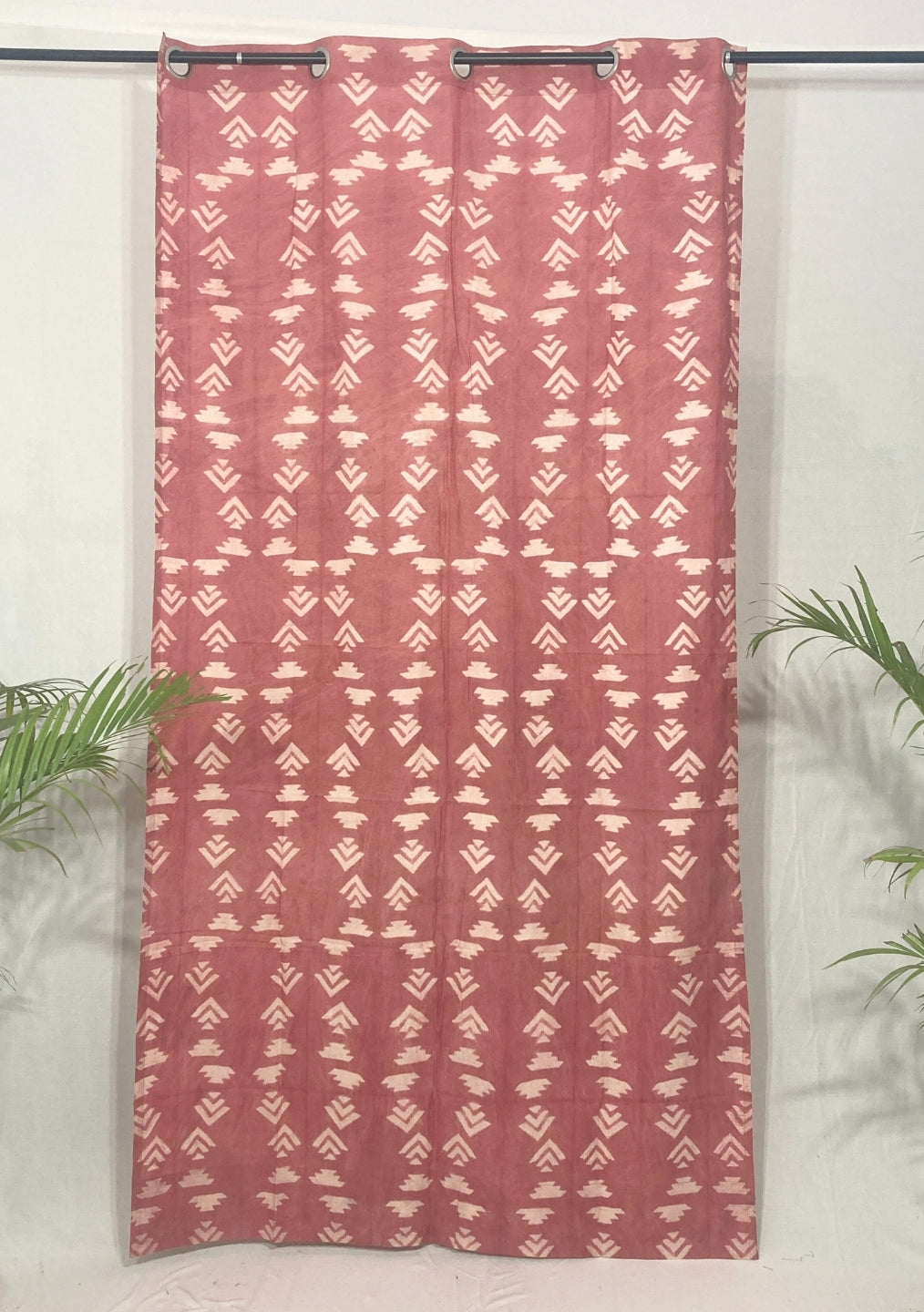 Handcrafted shibori curtains