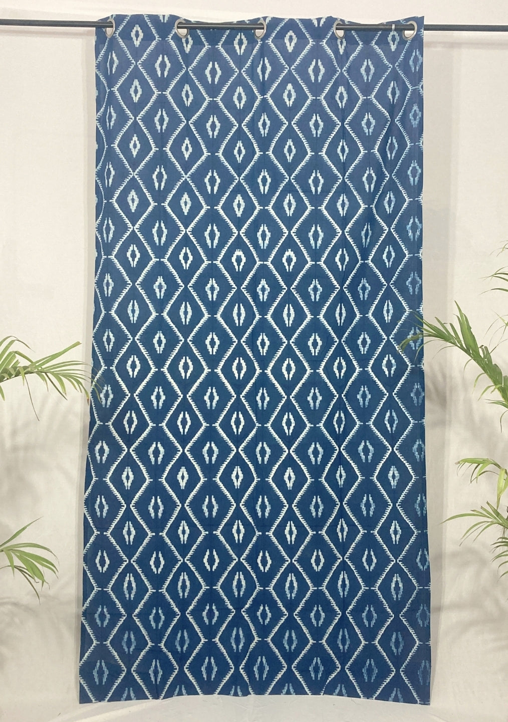 Handcrafted shibori curtains