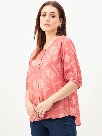 Handcrafted shibori  Top