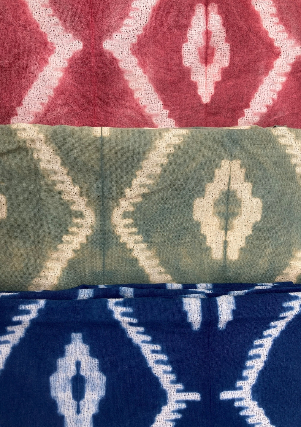 Handcrafted shibori curtains