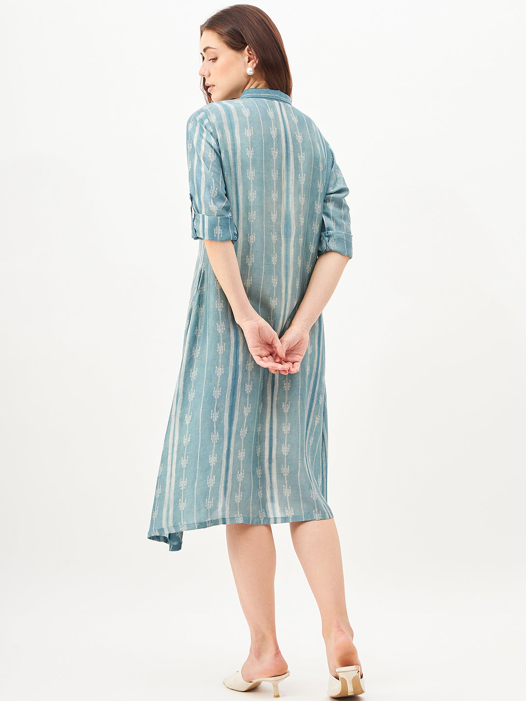 Handcrafted shibori Dress