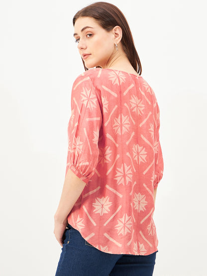 Handcrafted shibori  Top