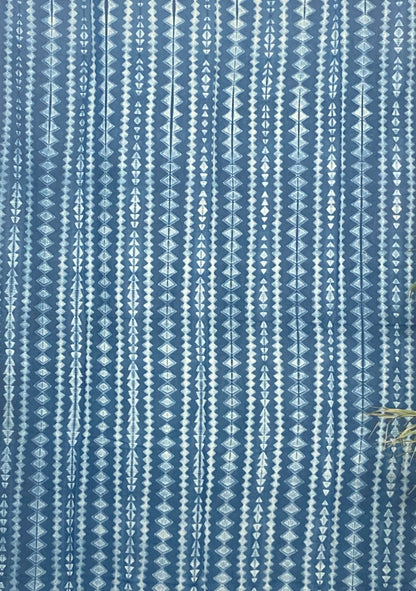 Handcrafted shibori curtains