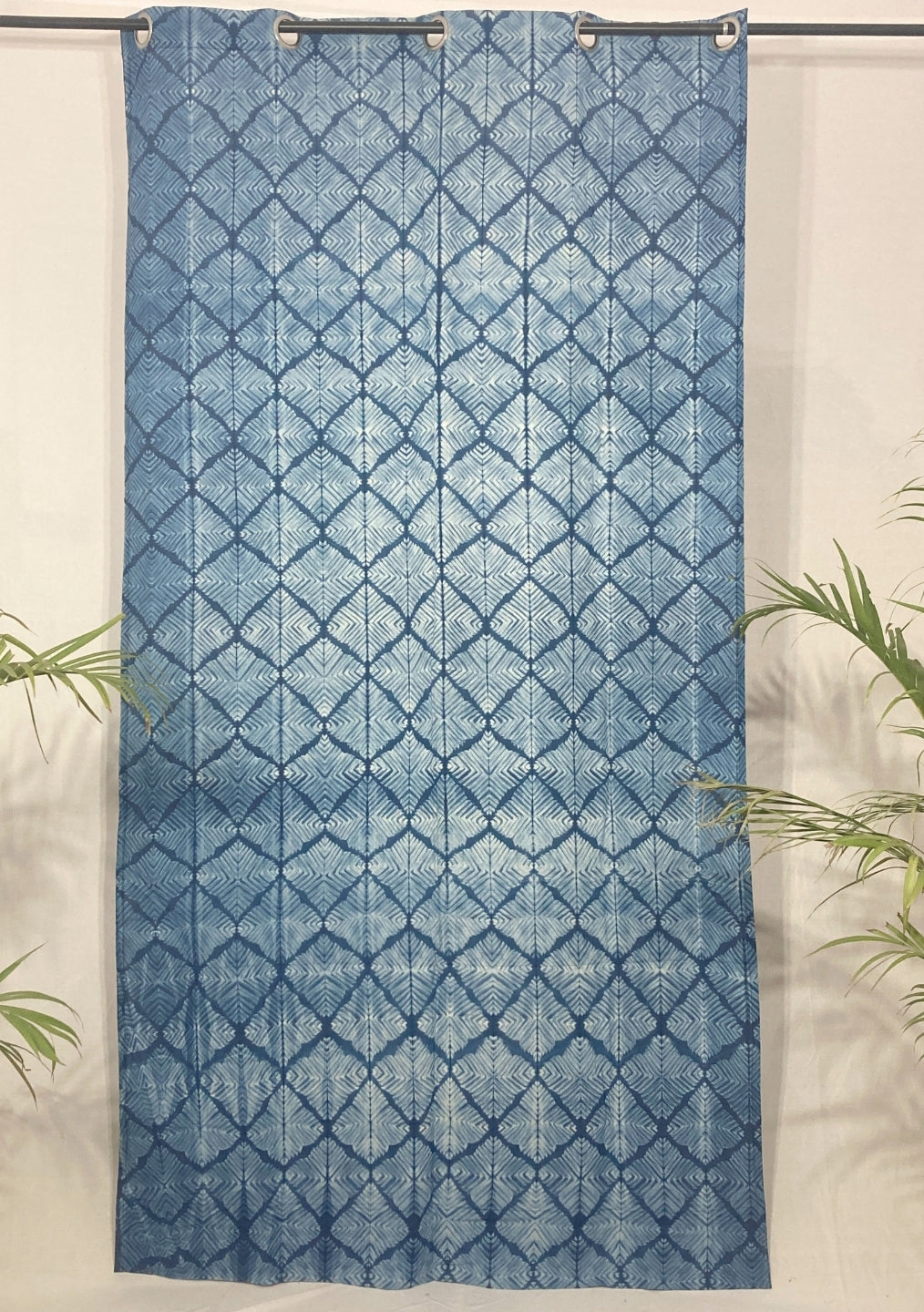 Handcrafted shibori curtains