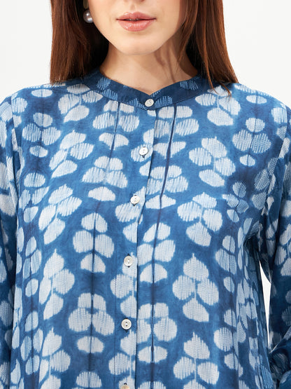 handcrafted  shibori  Top