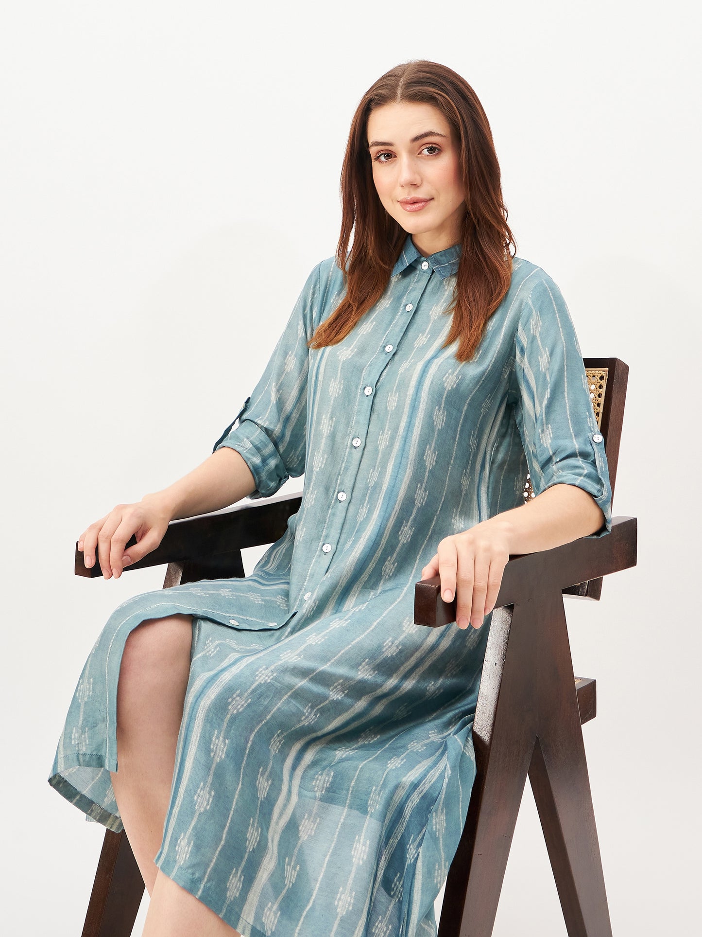 Handcrafted shibori Dress